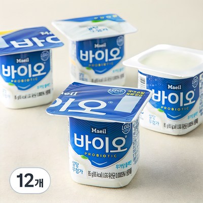 매일바이오 그릭요거트 무가당 플레인 85g