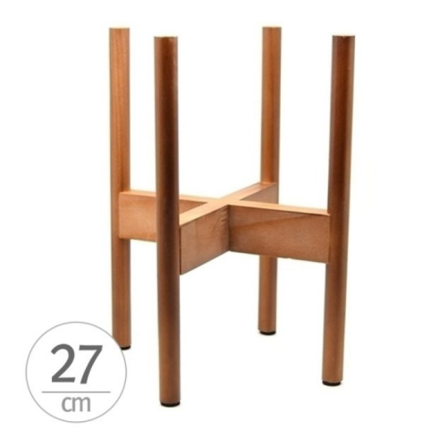 원목 화분 받침대 우드스텐드  대  내경 27cm 월넛 원목 화분 받침대 우드스텐드 대 내경 27cm 월넛