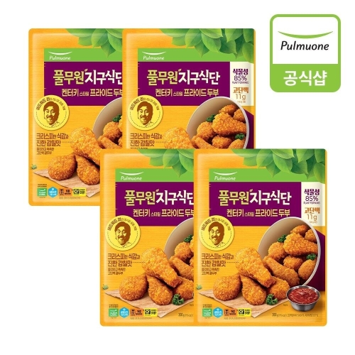 풀무원 지구식단 켄터키스타일 프라이드 두부 300g (4개)_이미지