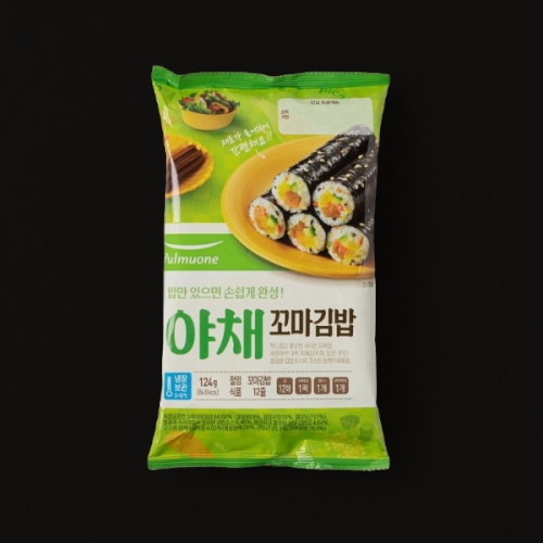 풀무원 꼬마 야채김밥 124g (3개)