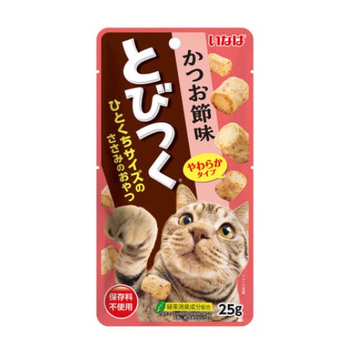 이나바 캣 챠오 토비츠쿠 가다랑어포 QSC-211 25g (1개)