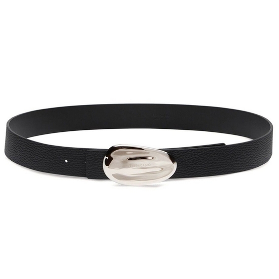 페라가모 커스텀 오벌 버클 픽스 벨트 765396_이미지