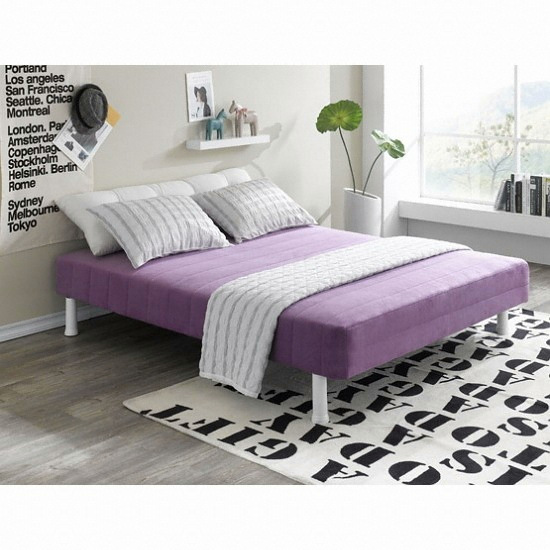 홈잡스 단면 매트리스 일체형 침대 SS (본넬스프링)_이미지