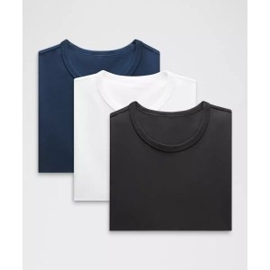 오가닉 코튼 클래식-핏 티셔츠 3 팩 블랙/클럽 블루/화이트 1754346