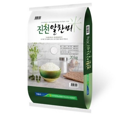 농협 진천 알찬미 상등급 (20kg,1개)_이미지