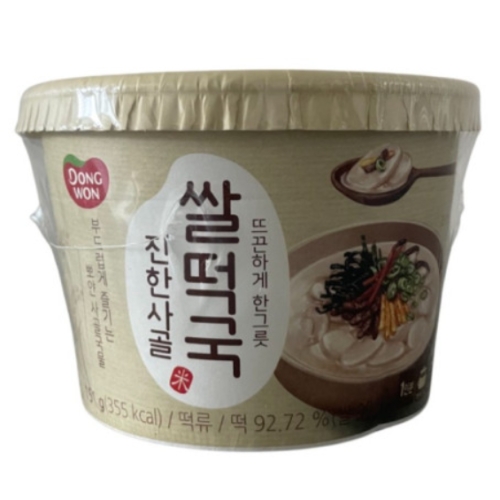 동원F&B 진한사골 쌀떡국 151g (6개)_이미지