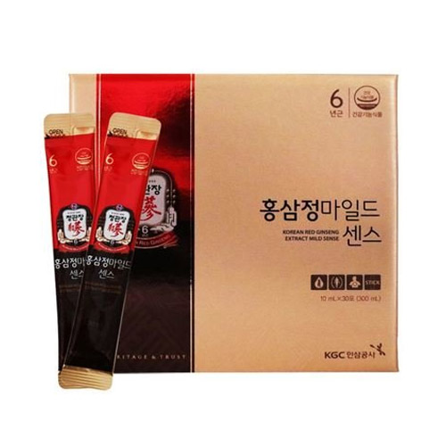 한국인삼공사 정관장 홍삼정마일드 센스 10ml 30포 (4개)