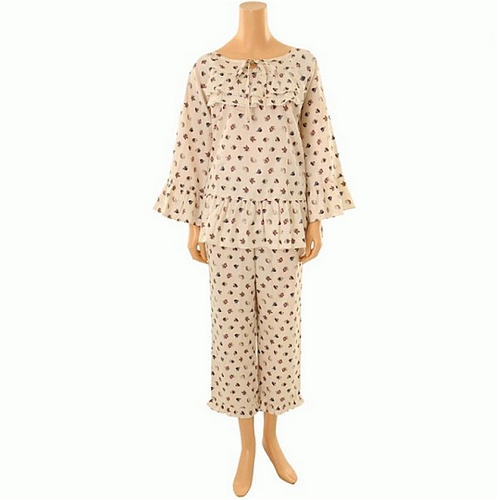 비너스 면 60수 강아지 나염 파자마 SPA2324W