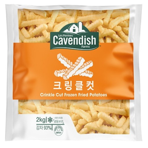 카벤디쉬 팜스 크링클컷 감자튀김 2kg (1개)