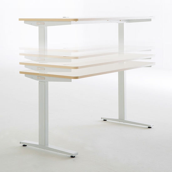 퍼시스 모션 스탠딩 책상+스크린+멀티탭 FCD012C (119x70cm)