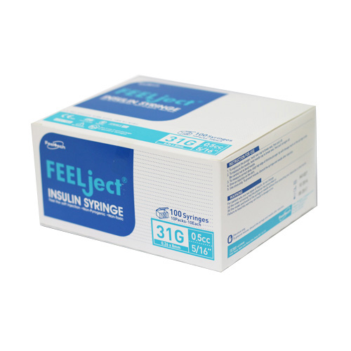 필텍 인슐린 주사기 31G 1ml (100개)_이미지