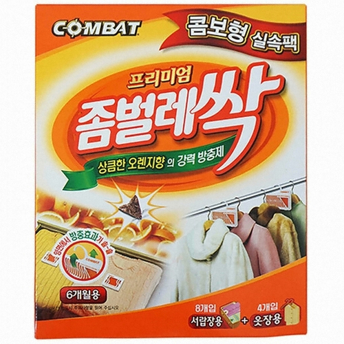 프리미엄 좀벌레싹 오렌지향 콤보팩 12개입
