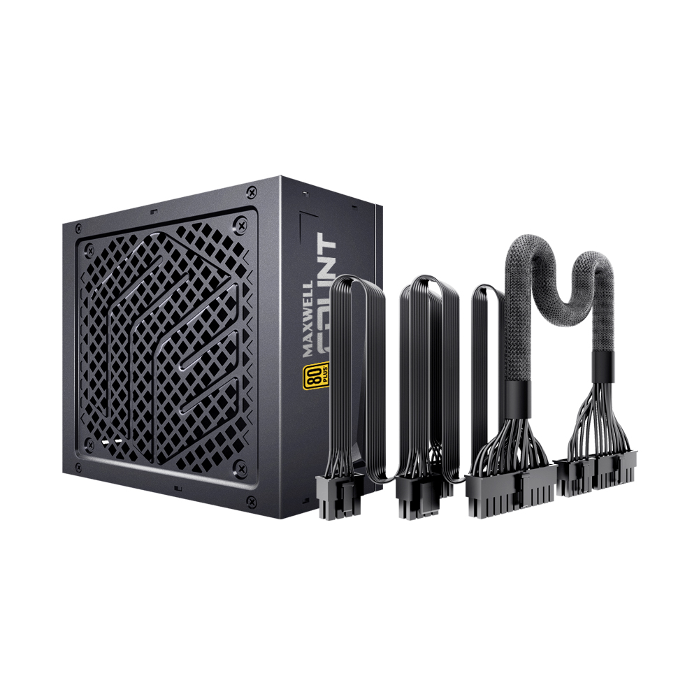 맥스엘리트 MAXWELL COUNT 850W 80PLUS골드 풀모듈러 (본체+플랫멀티팩)_이미지