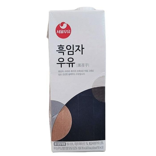 서울우유 흑임자우유 750ml (3개)_이미지