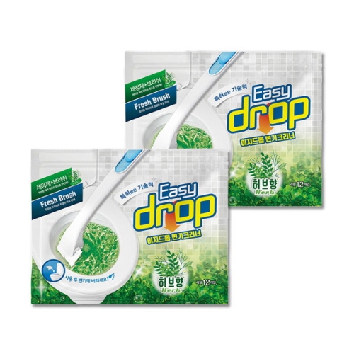 이지드롭 변기크리너 리필 12개입 (2개)_이미지