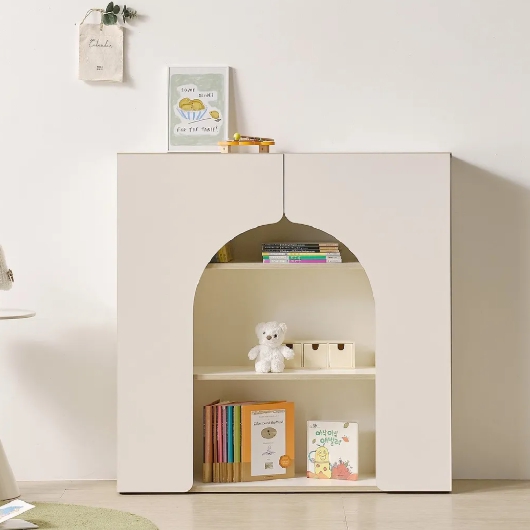 나무뜰 버디 E0등급 와이드 3단 책장 교구장 수납장