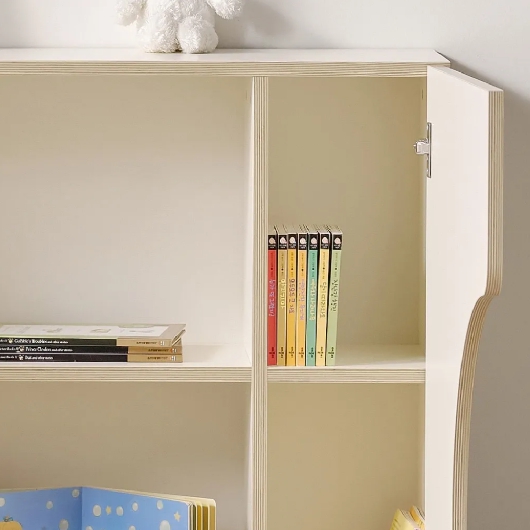 나무뜰 버디 E0등급 와이드 3단 책장 교구장 수납장_이미지