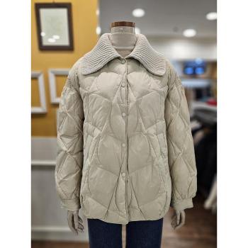 BCBG 세이브존01 스모킹 니트 덕 점퍼 B6A1F872_ A E49212234_이미지