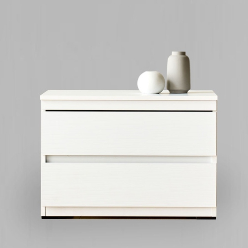 플레인홈 필리 화이트 모던 2단 서랍장 600_이미지