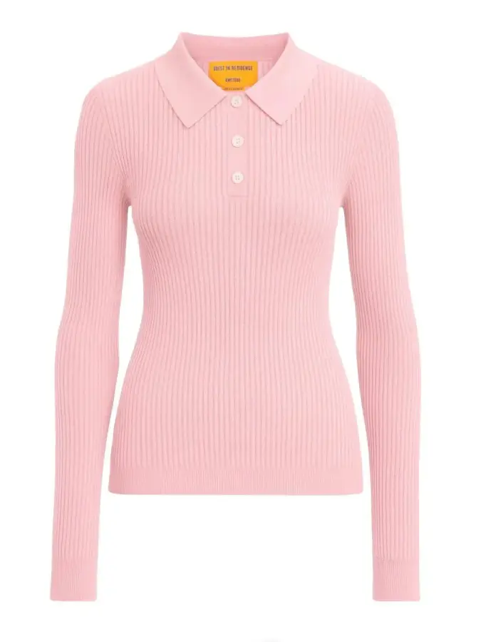 EnC GUEST IN RESID E B0041868067 롱 슬리브 SHRUNKEN 폴로 셔츠 W25611JL_DAYBREAK_이미지