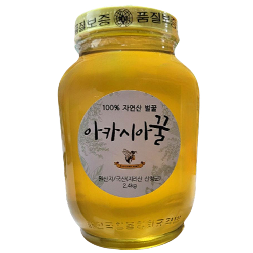 [불명] 지리산 토종 100% 천연 벌꿀 2.4kg (1개)_이미지
