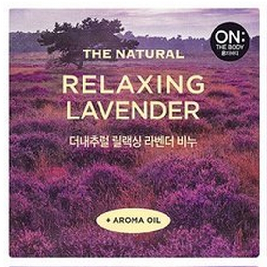 온더바디 더내추럴 릴랙싱 라벤더 비누 90g