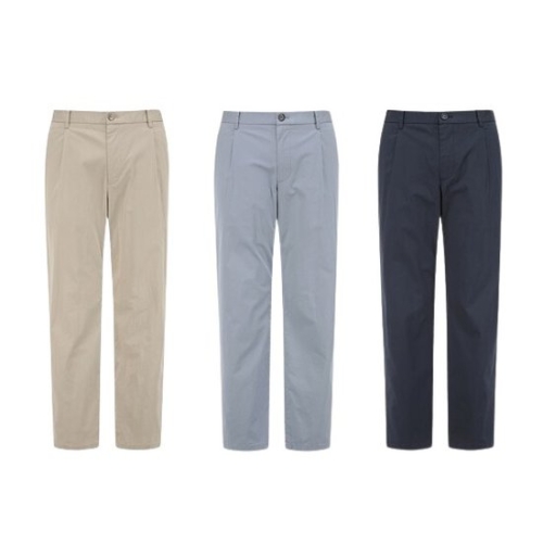 에디션앤드지 2025 신상 프리미엄 사방스판 시원한 원턱 면바지 NEF2PP1923 GB7777