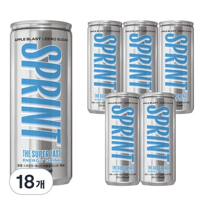 이그니스 클룹 스프린트 에너지 애플블라스트 제로 250ml (18개)_이미지