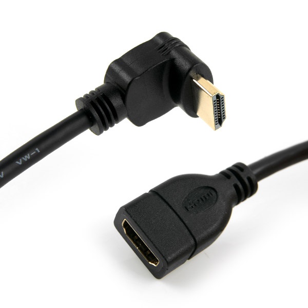 라이트컴 COMS HDMI 케이블 V1.4 상향꺾임형 연장케이블 (NT598)_이미지