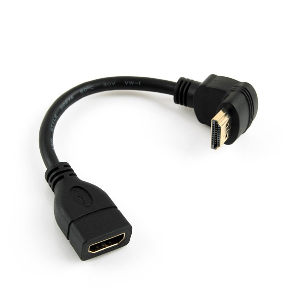 라이트컴 COMS HDMI 케이블 V1.4 상향꺾임형 연장케이블 (NT598)_이미지