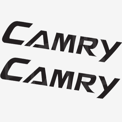 티커벨 도요타 캠리 로고 차량용 데칼스티커 TKG-12_이미지