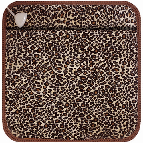 한일전기 극세사 레오파드 전기발방석