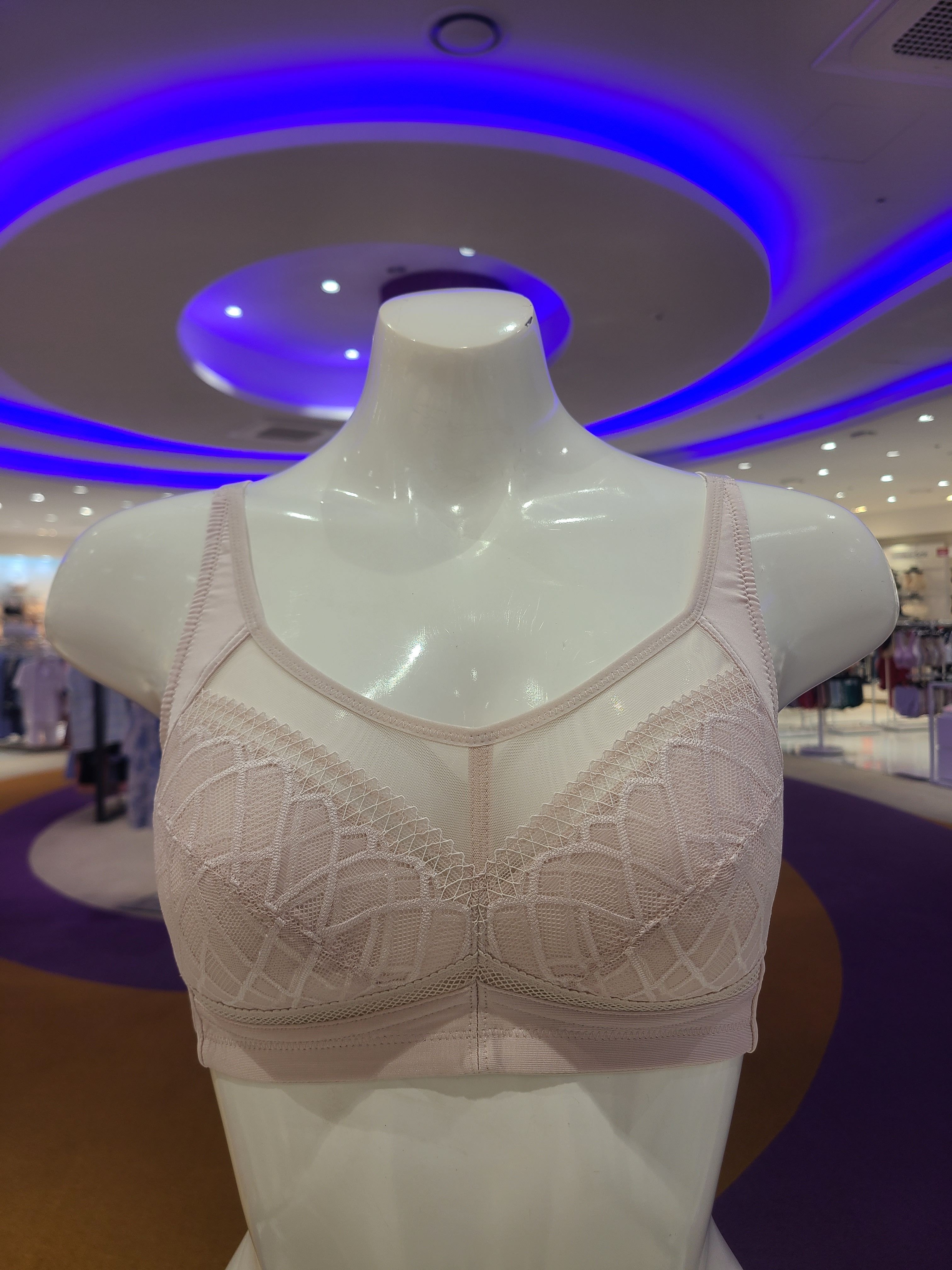 비비안 시원한 인견 노와이어 풀컵 부직포 브라 BR6849