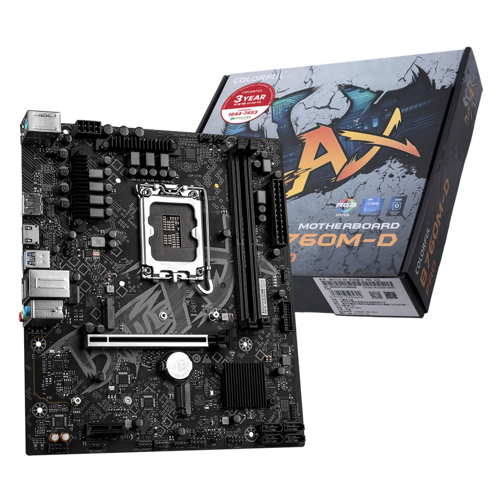 COLORFUL BATTLE-AX B760M-D PRO D4 V20 도우정보이미지입니다. 누르면 해당 게시물로 새창이동합니다.