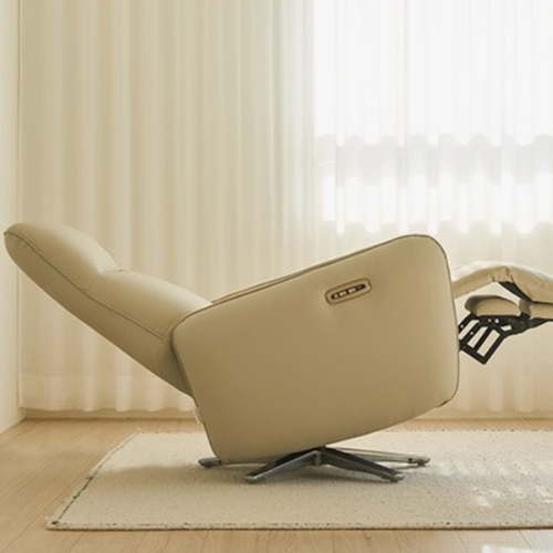 스칸디아 베를린 듀얼 USB 가죽 리클라이너 1인용_이미지