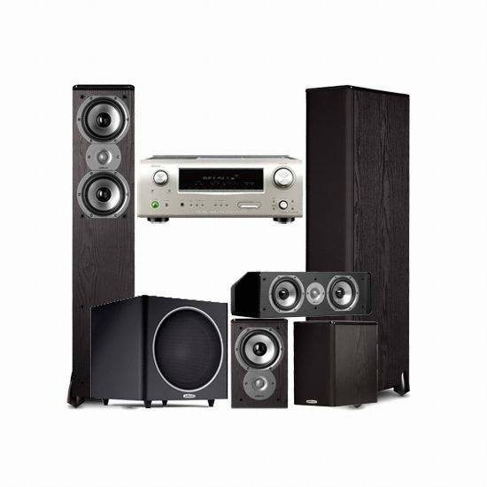 폴크오디오 TSi300 5.1채널 + 데논 AV리시버 (AVR-1509, PSW110)_이미지