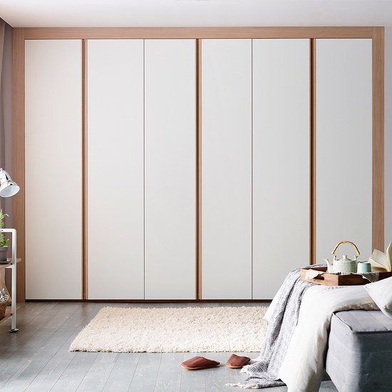 한샘 바이엘 채널 붙박이장 화이트오크 고급형 (260cm)