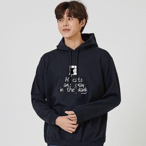 고양이 DARK GRAY 집사 맨투맨 후드티 W7DD8A5