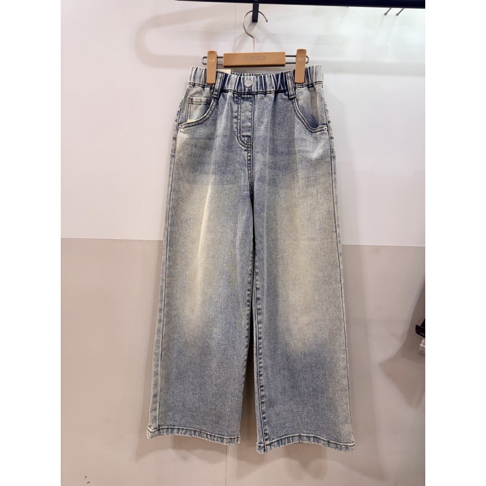 일로딜로 사이드 브러쉬 와이드 데님 IDTJ26851_ 07 DARK GREY 130