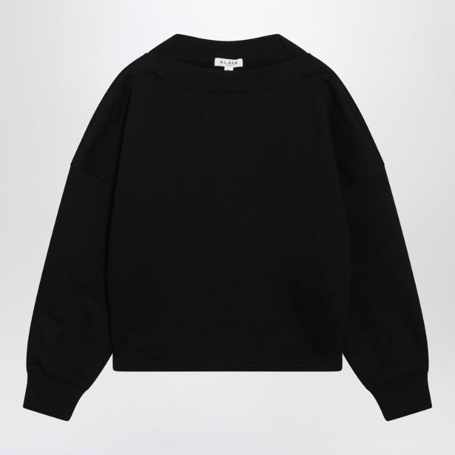 �˷�������� Black cotton sweatshirt AA9E0331J094CCO/XM ALAIA-999 108-36 Black ����