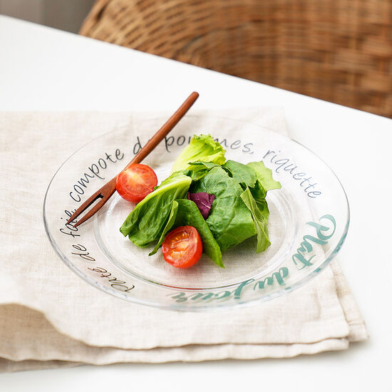 비스트로 글라스 접시