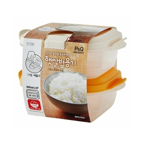 피앤큐 햇쌀밥용기 300ml