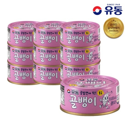 유성물산교역 유동 골빔면 골뱅이 95g