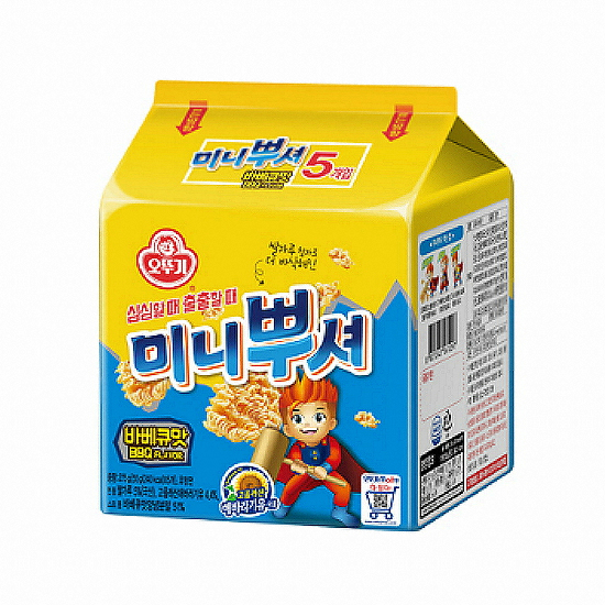 오뚜기  미니 뿌셔 바베큐맛 55g [5개] 상품이미지