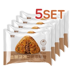 엄지식품 엄지 소불고기 구운주먹밥 100g 5개set_이미지