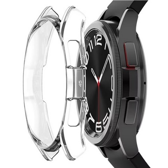 삼성전자 갤럭시워치6 클래식 43mm 클리어 케이스+코어 강화 유리