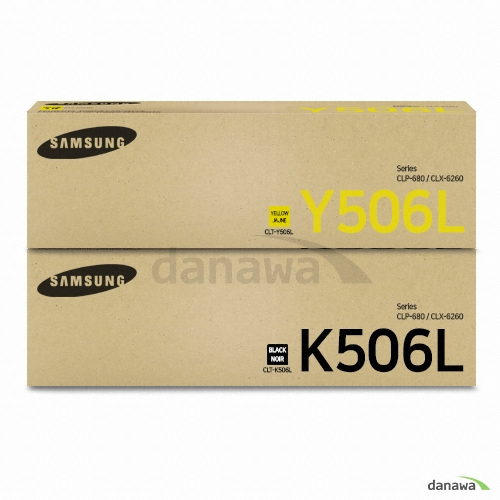 삼성전자 정품 CLT-K506L, CLT-Y506L 2색 세트_이미지