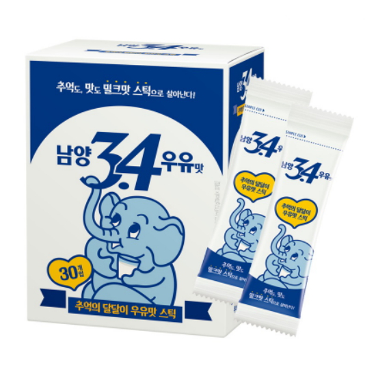 남양유업 남양 3.4 우유맛 30개입 (1개)