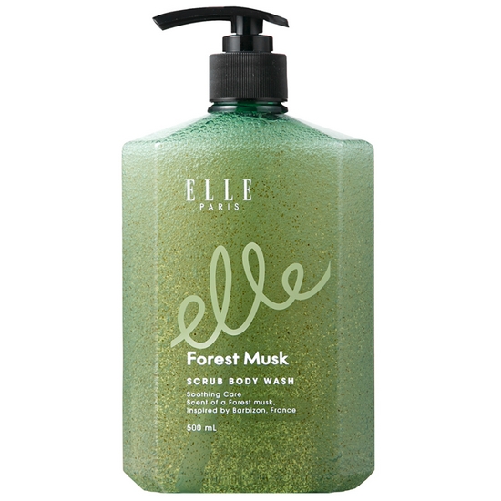 피에프네이처 ELLE PARIS 스크럽 바디워시 포레스트머스크향 500ml (1개)_이미지