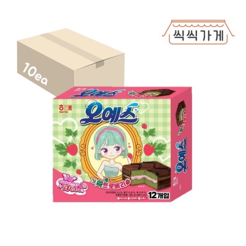 해태제과 오예스 쑥트로베리 360g (10개)_이미지